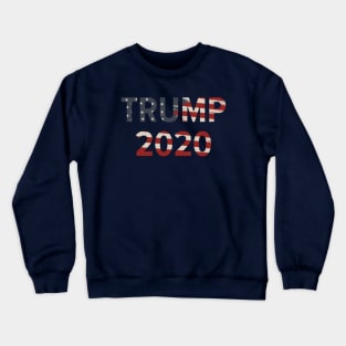 Trump 2020 American Flag Crewneck Sweatshirt